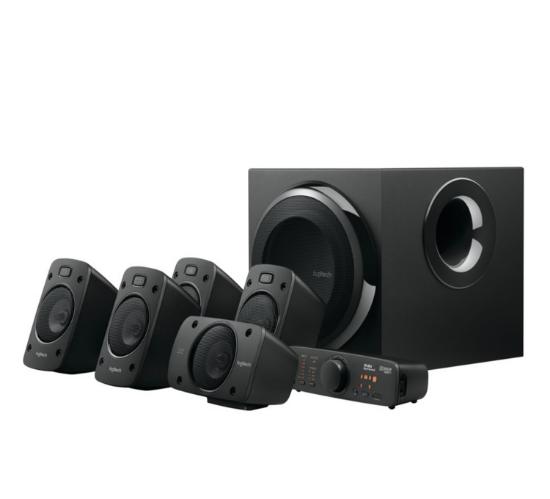 Zvučnici LOGITECH Z906, 5.1, THX, 3D stereo, bežični daljinski, 500W, crni, retail