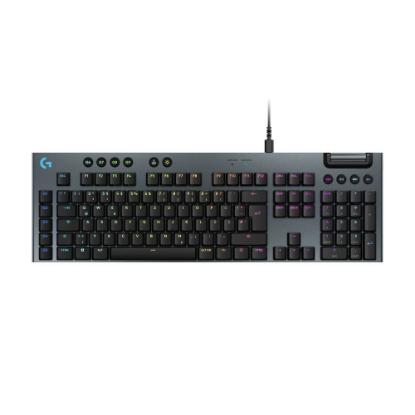 Tipkovnica LOGITECH Gaming G915 X Clicky, RGB, mehanička, US Layout, USB, črna