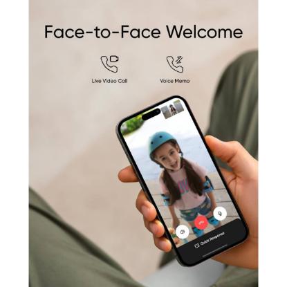 Pametno bežično zvono ANKER Eufy Security C30, WiFi, 2K, baterijsko, crno