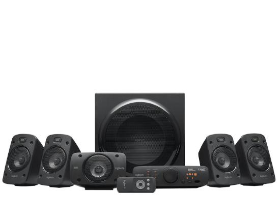 Zvučnici LOGITECH Z906, 5.1, THX, 3D stereo, bežični daljinski, 500W, crni, retail