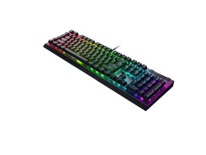 Tipkovnica RAZER BlackWidow V4 X, mehanska, Green switch, RGB, HR/US postavitev, črna, USB