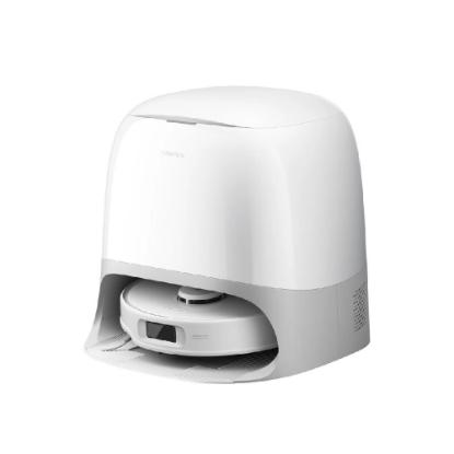 Robotski usisavač ROBOROCK Q Revo Curv 5a1, stanica za samopražnjenje, bijeli