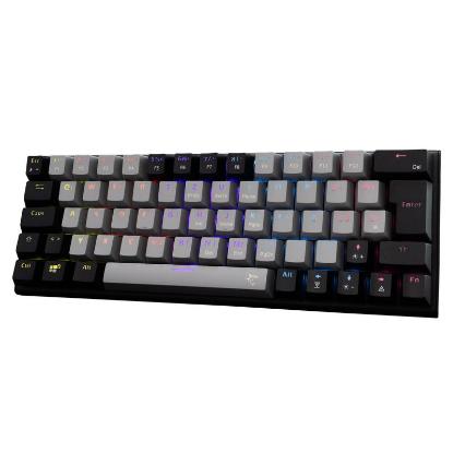Tipkovnica WHITE SHARK GK-002722V2 Wakizashi-2, RGB, plavi switch, mehanička, UK/HR,črno-siva