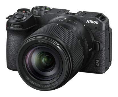 Digitalni fotoaparat NIKON Z30 + 18-140 DX, 20,9 Mp, DX CMOS senzor, 4K Ultra HD, crni