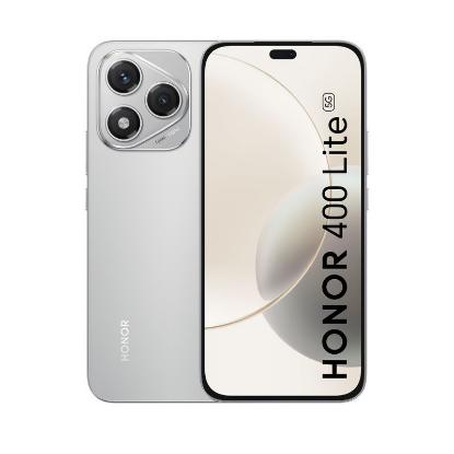 Smartphone HONOR 400 Lite, 6,7", 8GB, 256GB, Android 15, sivi