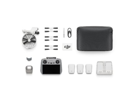 Dron DJI Flip Fly More Combo (DJI RC 2), 4K UHD kamera, 3-axis gimbal, vrijeme leta do 31min, upravljanje daljinskim upravljačem, sivi