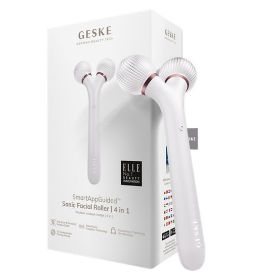 Uređaj za njegu lica GESKE Sonic Facial Roller, 4u1, starlight