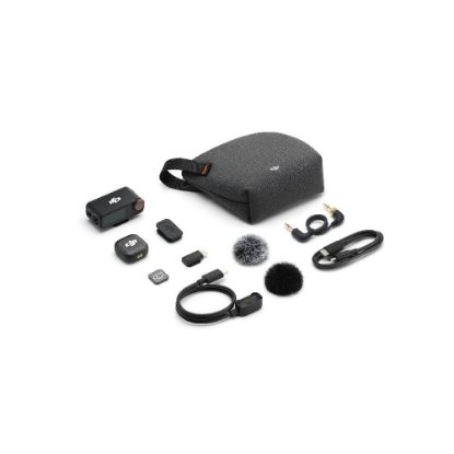 Mikrofon DJI Mic 3 (1 TX + 1 RX), bežični, crni