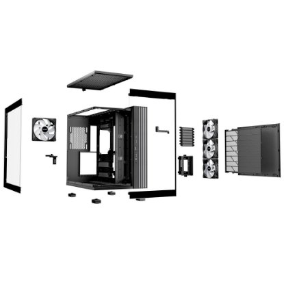 Ohišje BE QUIET Light Base 600 LX, ATX, črno, bez napajalnika