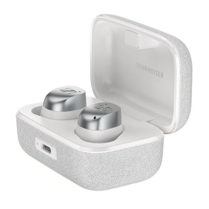 slušalke SENNHEISER Momentum True Wireless 4, in-ear, brezžične, bijelo-srebrne