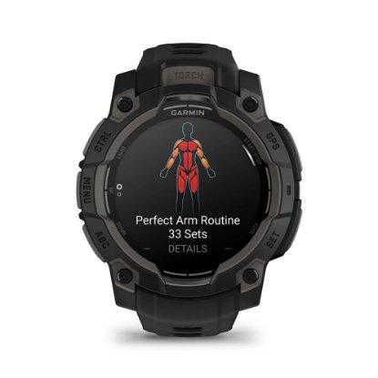 Pametna ura GARMIN Instinct 3 Amoled 45mm, GPS, HR, Pametna obvestila, črni