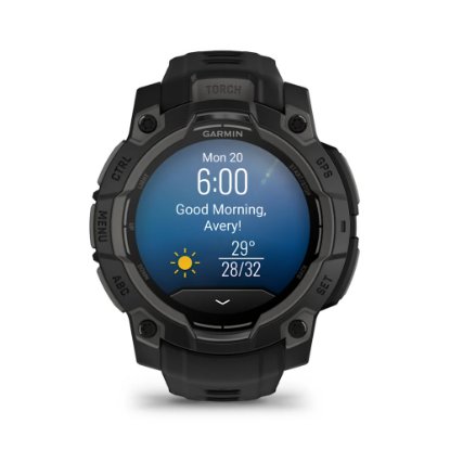 Pametna ura GARMIN Instinct 3 Amoled 45mm, GPS, HR, Pametna obvestila, črni