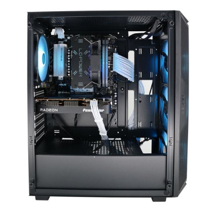 PREDNAROČILO - Računalnik EPOCH Ganymede / Ryzen 5 9600X, 32GB DDR5, 2TB SSD NVMe, AMD Radeon RX 9060 XT 16GB, WiFi, Windows 11, črn