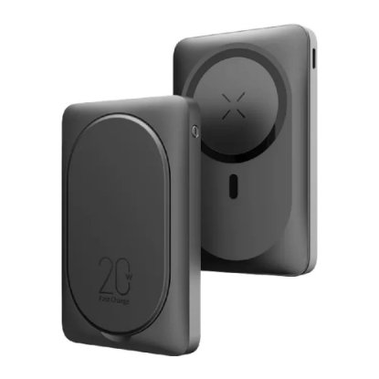 Mobilni USB polnilec VEGER MagOn Pro, magnetni, 10000 mAh, črni