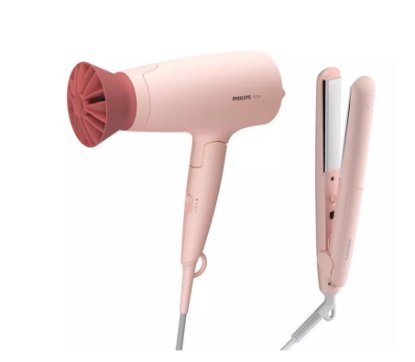 Set za oblikovanje las PHILIPS BHP398/00, 1600 W, zložljiv ročaj, potovalni