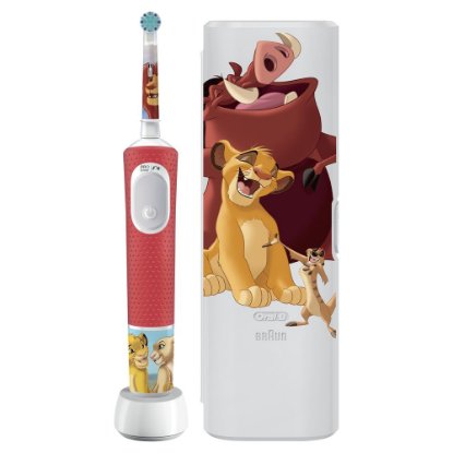 Električna zobna ščetka ORAL-B PRO Kids 3+, Lion King, potovalna torbica