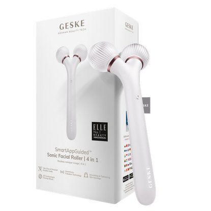 Naprava za nego obraza GESKE Sonic Facial Roller, 4v1, starlight
