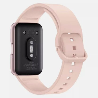 Zapestnica SAMSUNG Galaxy Fit 3, merjenje aktivnosti, spremljanje stresa, rožnato-zlata