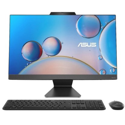 Računalnik AiO ASUS F3702WFAT-BPF0020 / 27" FHD LED, Ryzen 5 7520U, 16 GB, 512 GB SSD, AMD Radeon grafika, WiFi, tipkovnica, miška, brez operacijskega sistema, črne barve