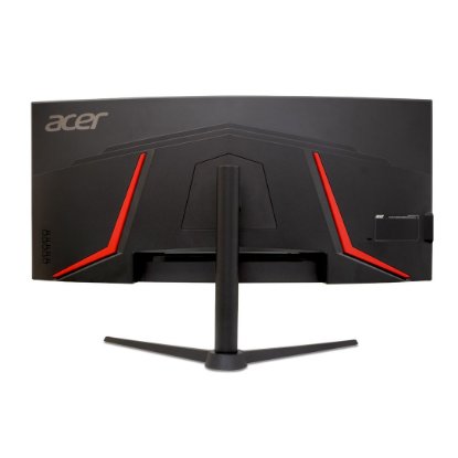 Gaming monitor 34" ACER Nitro ED340CUS3bmiipx UM.CE0EE.301, UWQHD, VA, 165Hz, 1ms, 250cd/m2, FreeSync, ukrivljen, zvočniki, črn