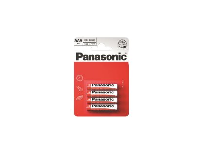 Baterija PANASONIC R03RZ/4BP, tip AAA, Zinc Carbon, 4 kosa