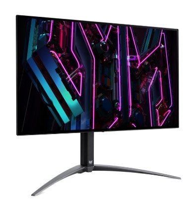 Gaming monitor 26.5" ACER Predator X27 Ubmiipruzx UM.GXXEE.001, QHD, OLED, 240Hz, 1ms, 1000cd/m2, G-Sync, pivot, zvočnici, črni