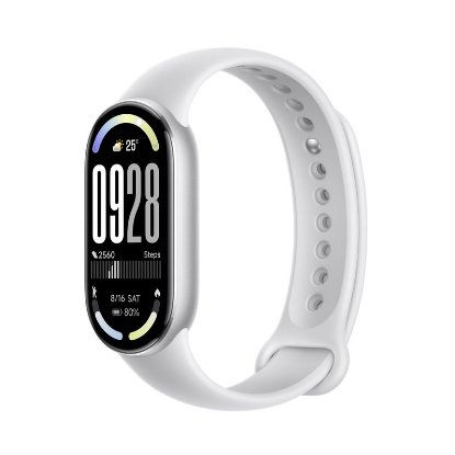 Zapestnica XIAOMI Smart Band 10, merjenje aktivnosti, senzor gibanja, vodoodporna, srebrna