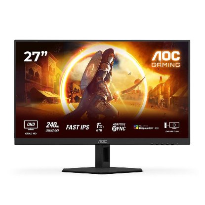 Igralni monitor 27" AOC Q27G4ZR, QHD, IPS, 240Hz, 1ms, 400cd/m2, pivot, črn