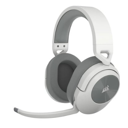slušalke CORSAIR HS55 Wireless, brezžične, mikrofon, bele