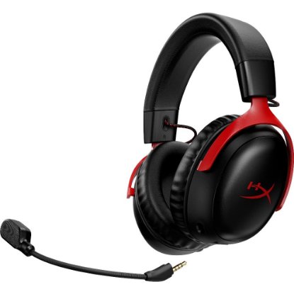 Slušalke HyperX Cloud III S Wireless, DTS, brezžične, črno-rdeče