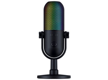 Mikrofon RAZER Seiren V3 Chroma, RGB, namizni, črni