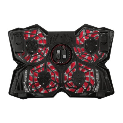 Hlajenje za prenosni računalnik TRUST GXT817 Yozu, do 17,3", črno.