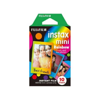 Foto papir FUJI FILM, za Instax Mini, Rainbow, 10 listov