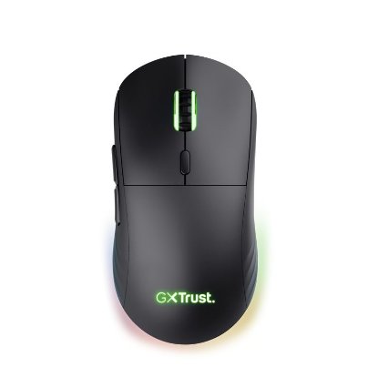 Miška TRUST GXT 927 Redex+, RGB, optična, brezžična, 25600dpi, črna