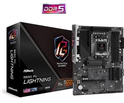 Matična plošča ASROCK B650 PG Lightning, AMD B650, DDR5, ATX, s. AM5