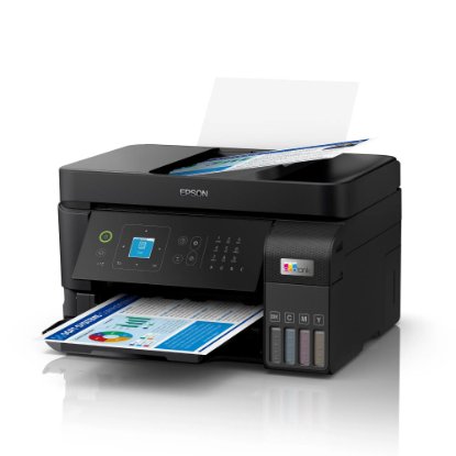 Multifunkcijski Tiskalnik EPSON ITS L5590, Tiskalnik/scanner/copy/fax, Eco Tank, 4800 dpi, USB, WiFi, črni