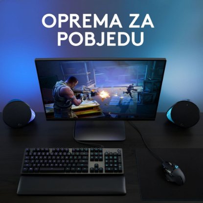 Miška LOGITECH Gaming G502 Hero RGB, optična, 25600dpi, črna, USB