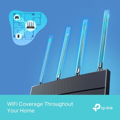 Usmerjevalnik TP-LINK Archer AX12, AX1500, WiFi 6, 3×LAN + WAN