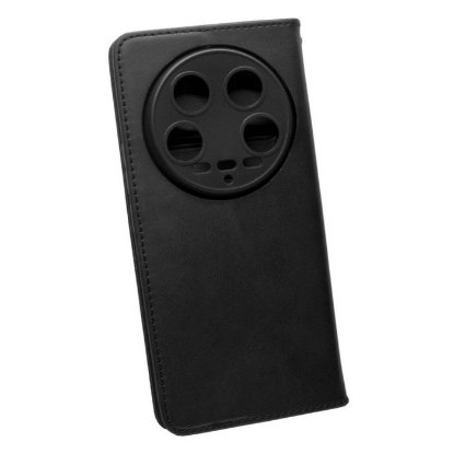 Ovitek +CLASS Flip H za Xiaomi 14 Ultra, magnetna, črni