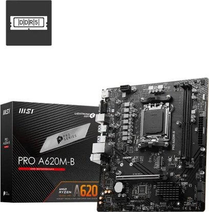 Matična plošča MSI PRO A620M-B, AMD A620, DDR5, mATX, s. AM5