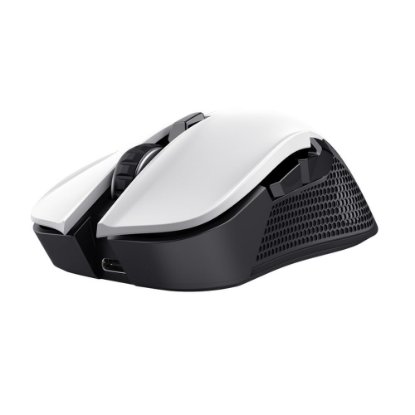Miška TRUST GXT 923W Ybar Wireless, RGB, optična, brezžična, 7200dpi, bela