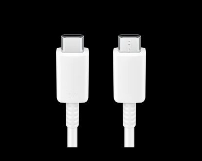 Kabel SAMSUNG, USB-C (M) na USB-C (M) 5A, 1m, beli