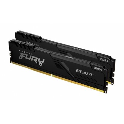 RAM pomnilnik PC-25600, 16GB, KINGSTON KF432C16BBK2/16 FURY Beast Black, DDR4 3200MHz, kit 2x8GB