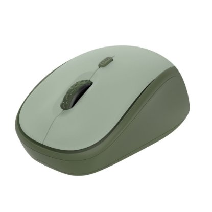 Miška TRUST Yvi+ Silent Wireless Mouse Eco, optična, brezžična, 1600dpi, zeleni