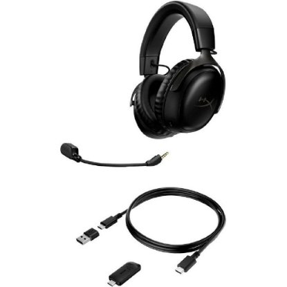 Slušalke HyperX Cloud III S Wireless, DTS, brezžične, črne