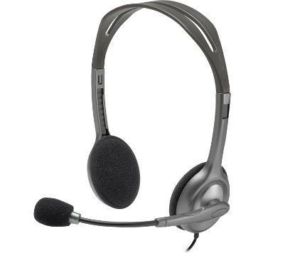 Slušalke LOGITECH Headset H110, srebrne