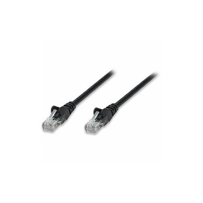 Kabel INTELLINET, patch CAT5e, U/UTP, črni, 20m