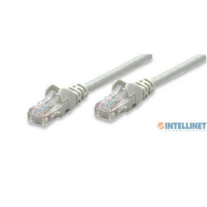 Kabel INTELLINET, patch CAT5e, U/UTP, sivi, 0.5m