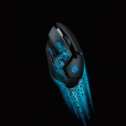 Miška LOGITECH Gaming G402 Hyperion Fury, DeltaZero, 4000dpi, črna, USB