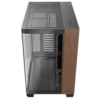 Ohišje ANTEC C8 Curved Wood, Full Tower, E-ATX, črno, bez napajalnika